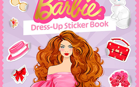 Barbie Dress-Up Sticker Book by Megan Hess