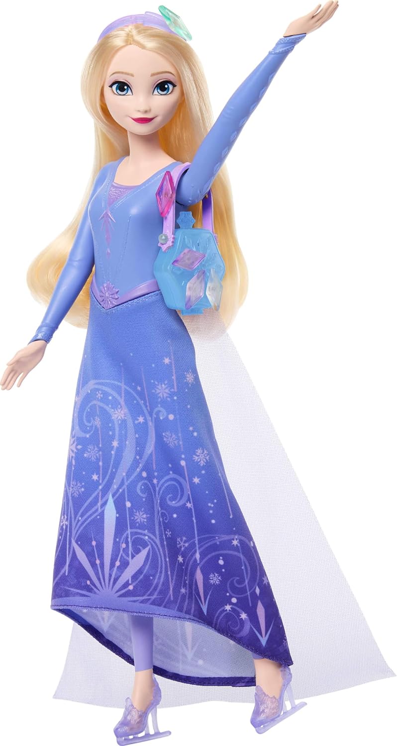 Disney Frozen Jewel Reveal Ice Skating Elsa Fashion Doll