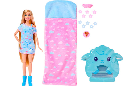 Barbie Sleepover Reveal Pyjama Surprise dolls 2026