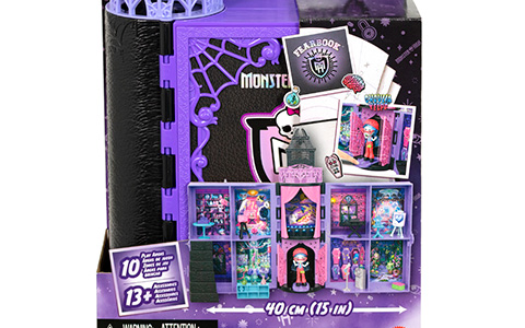 Monster High Little Frights Ghoulia Yelps Fearbook playset