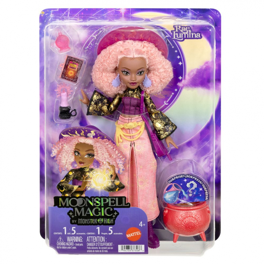 Moonspell Magic by Monster High Rae Lumina doll in box
