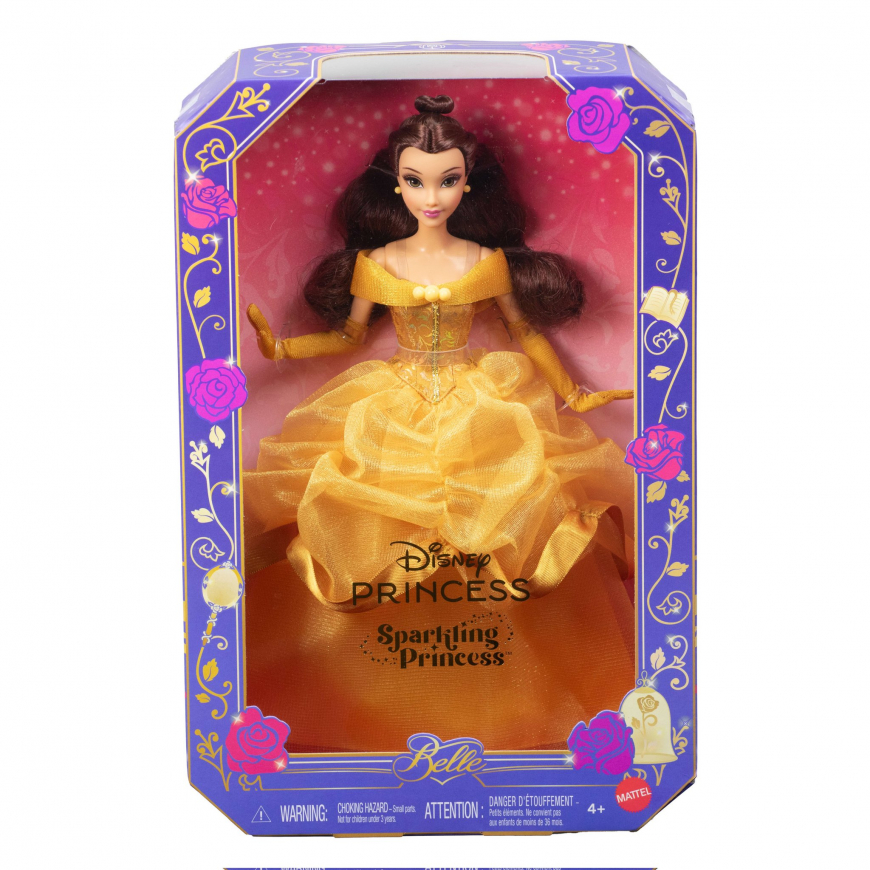 Disney Princess Sparkling Princess Series Belle doll in box