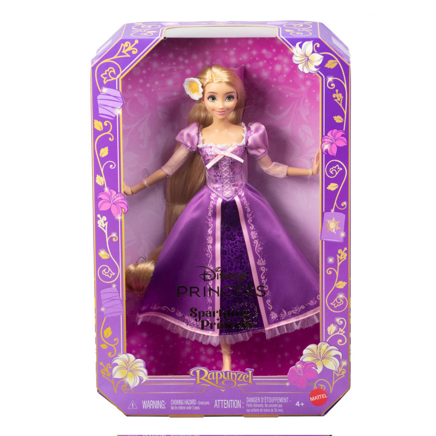 Disney Princess Sparkling Princess Series Rapunzel doll in box