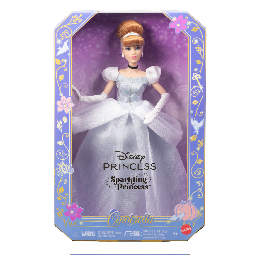 Disney Princess Sparkling Princess Series Cinderella doll in box