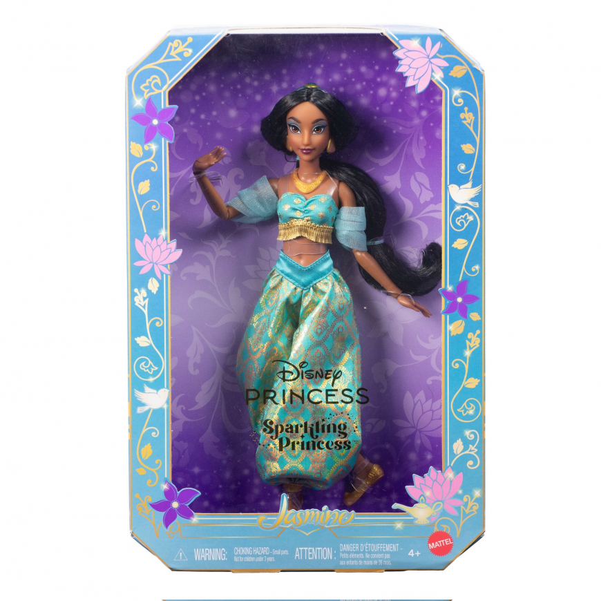 Disney Princess Sparkling Princess Series Jasmine doll in box