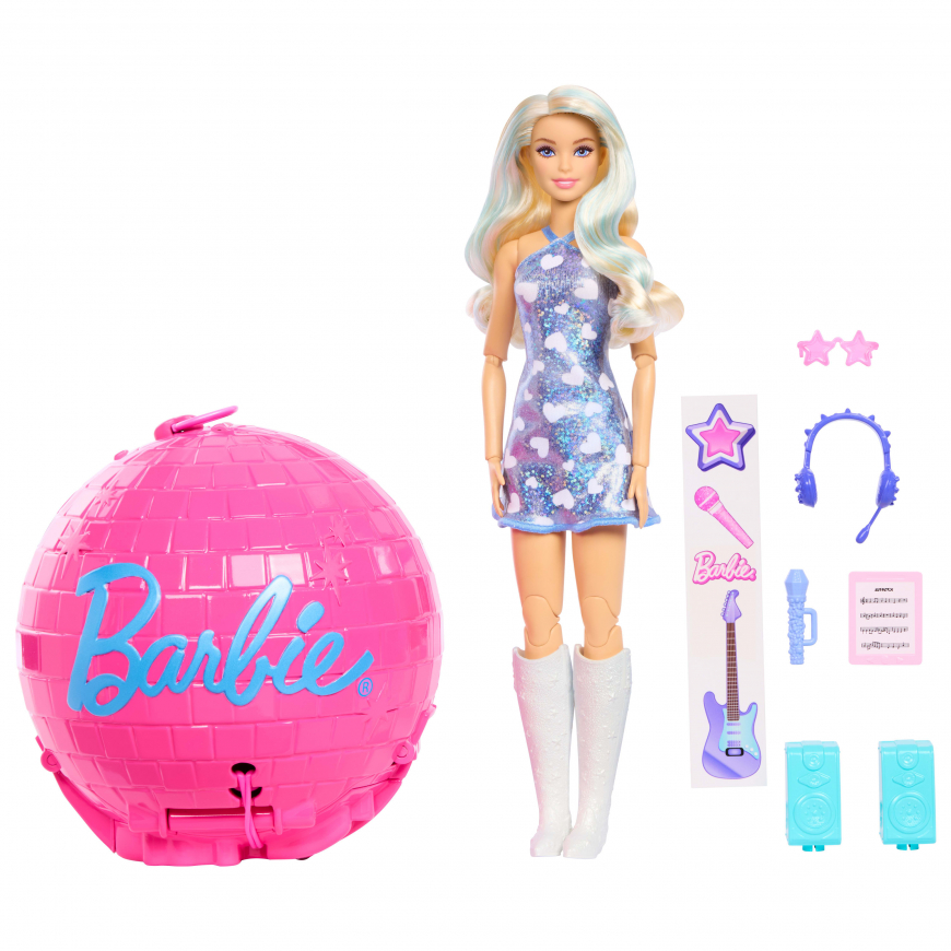 Barbie Roll & Reveal Singer doll