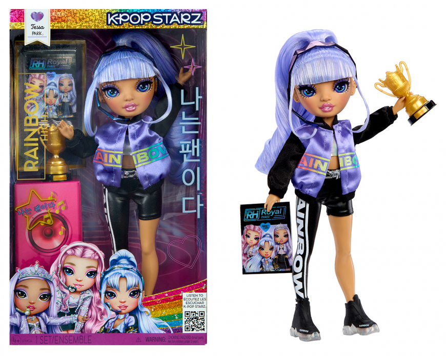 Rainbow High K-Pop Starz Tessa Park doll