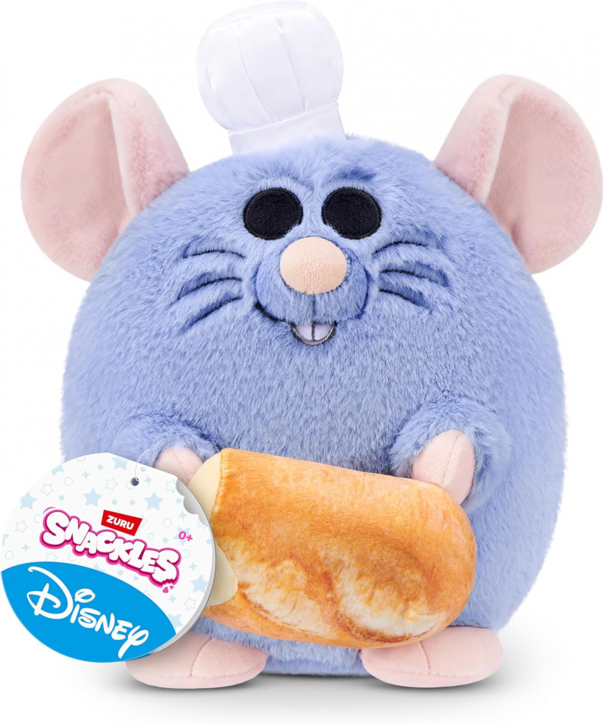 Snackles Disney 8-Inch Plush Remi & Baguette