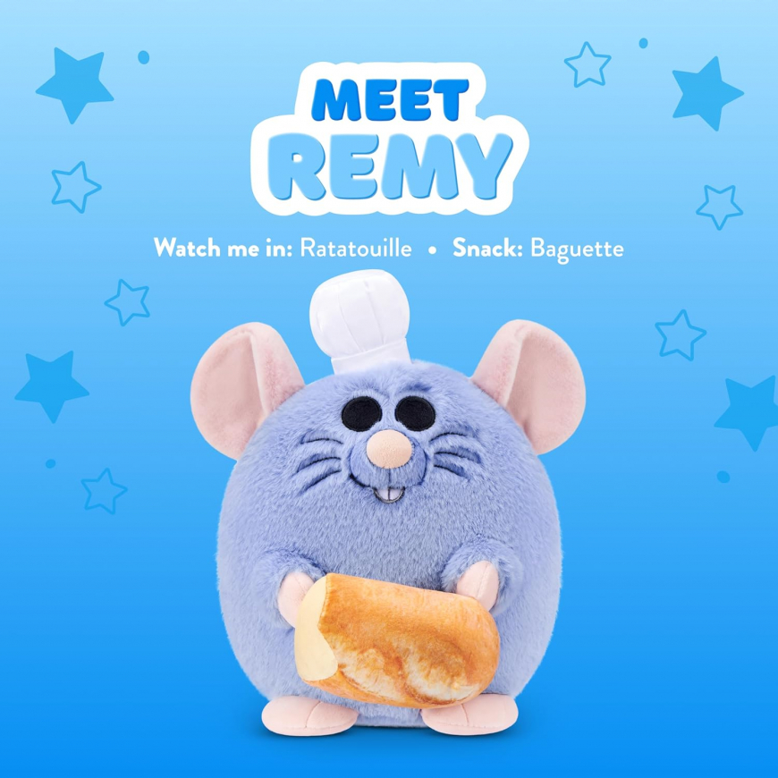 Snackles Disney 8-Inch Plush Remi & Baguette
