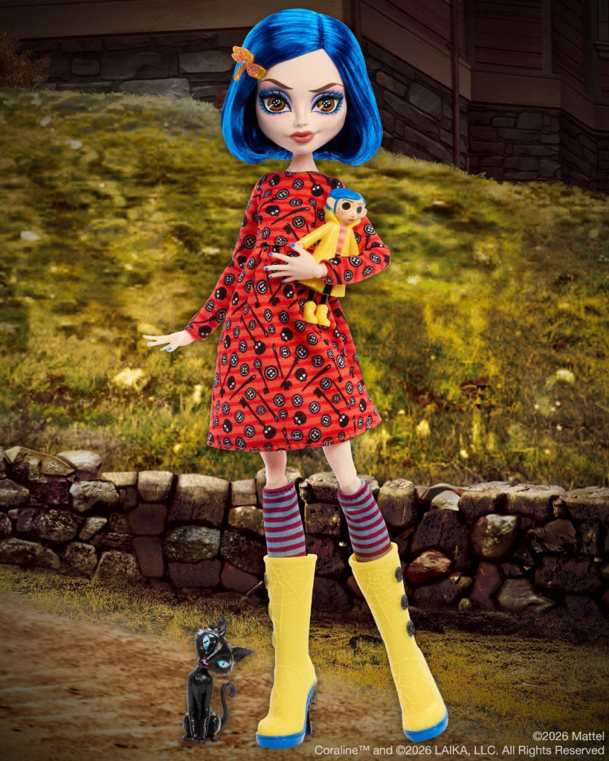 Monster High Skullector Coraline doll 2026