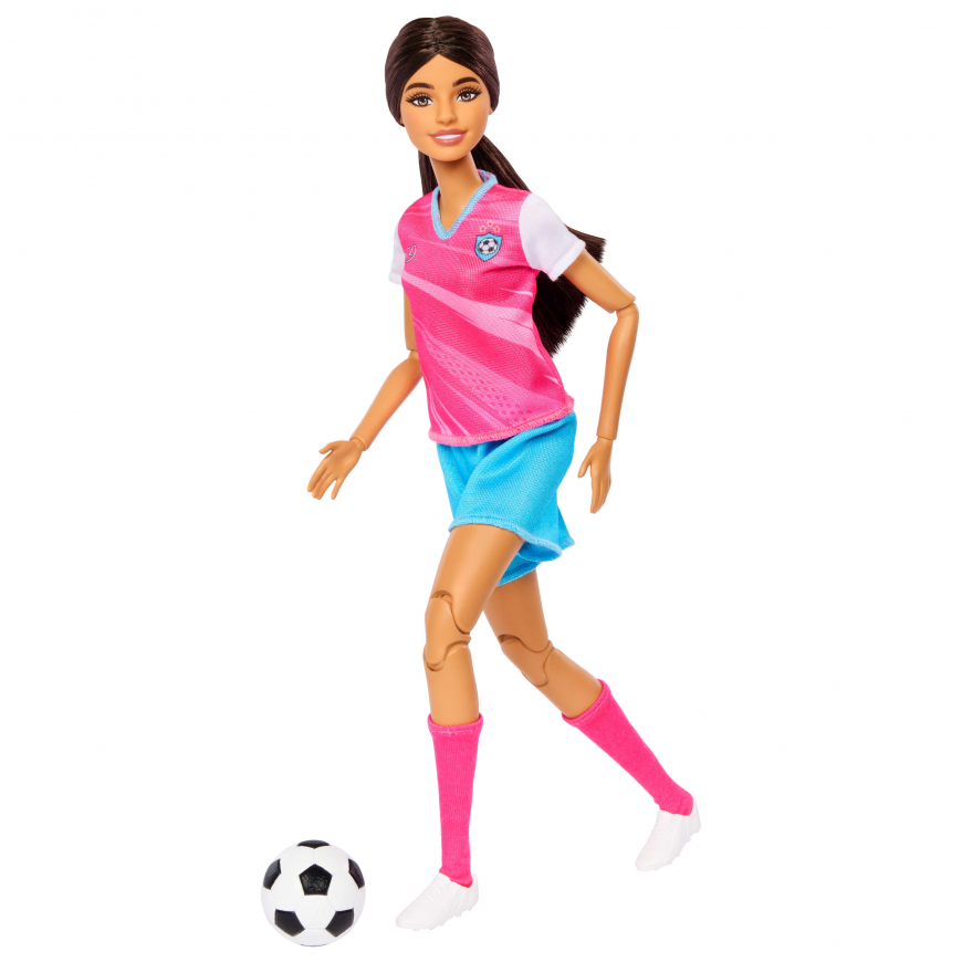 Barbie Roll & Reveal Football Player doll