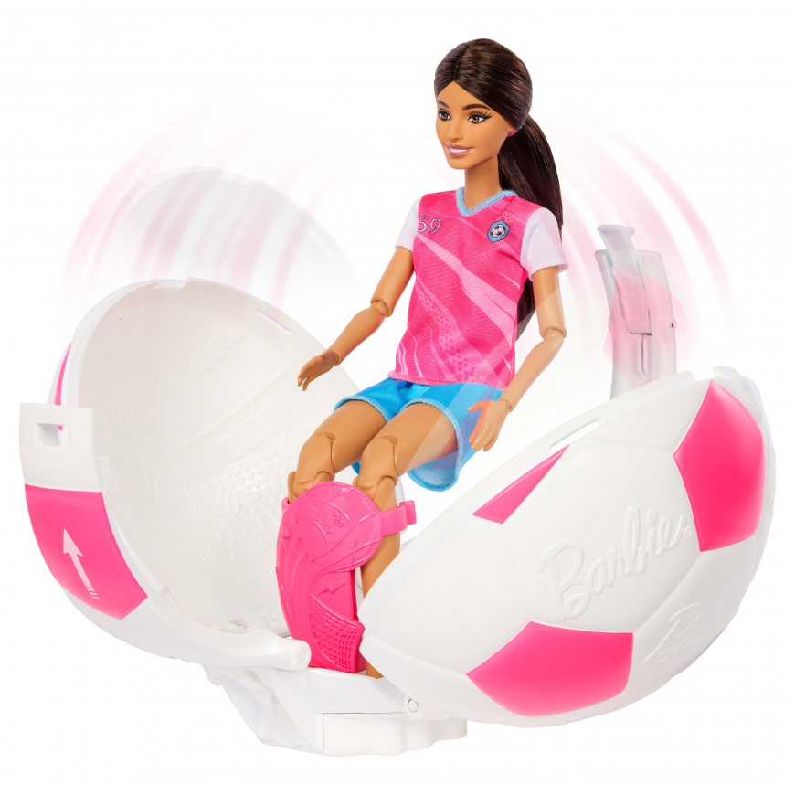 Barbie Roll & Reveal Football Player doll