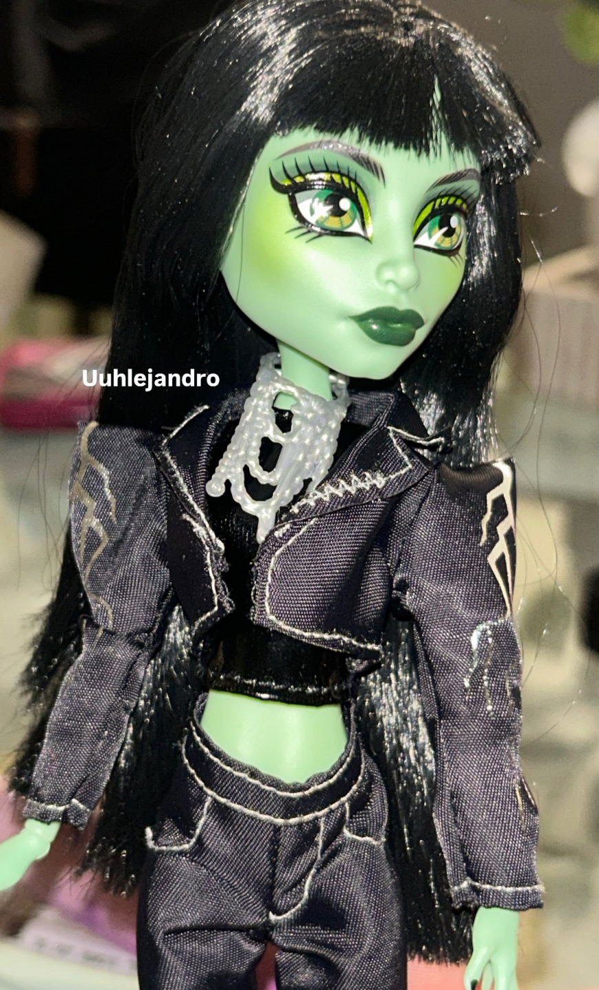 Monster High Skullector x Frankenstein doll 2026 out of the box in real life photos