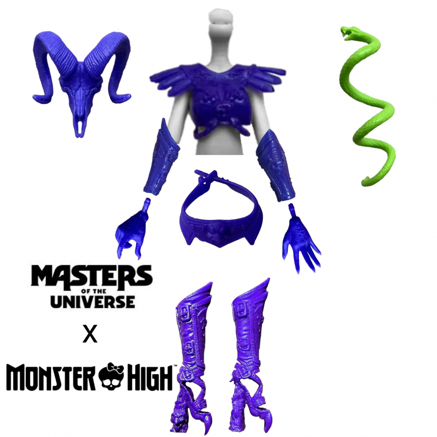 Monster High x Masters of the Universe Skullector doll