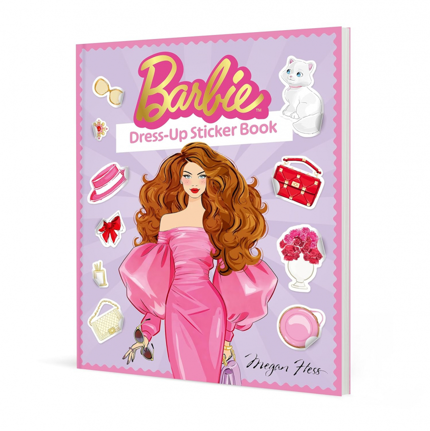 Barbie Dress-Up Sticker Book by Megan Hess