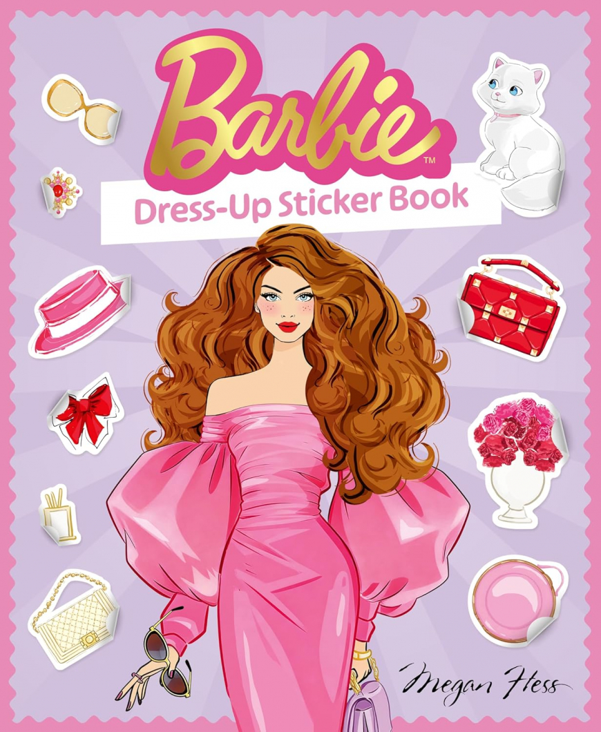 Barbie Dress-Up Sticker Book by Megan Hess