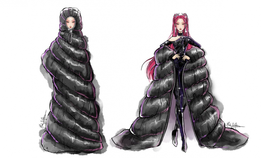 Sleeping Bag Mira doll concept