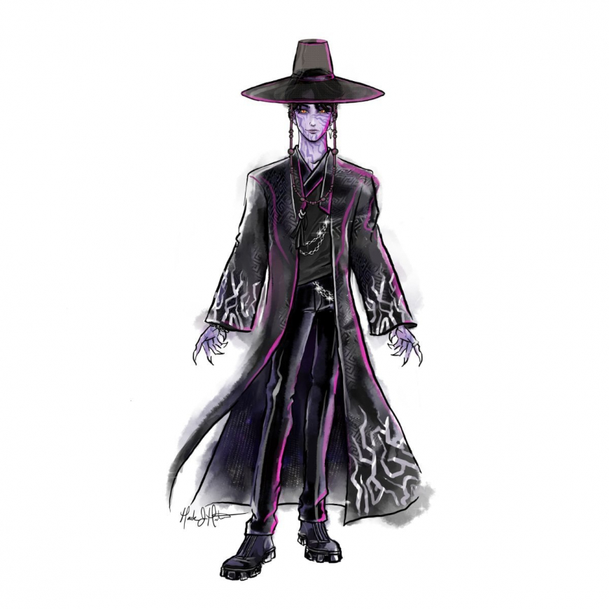 collector Demon Jinu doll concept