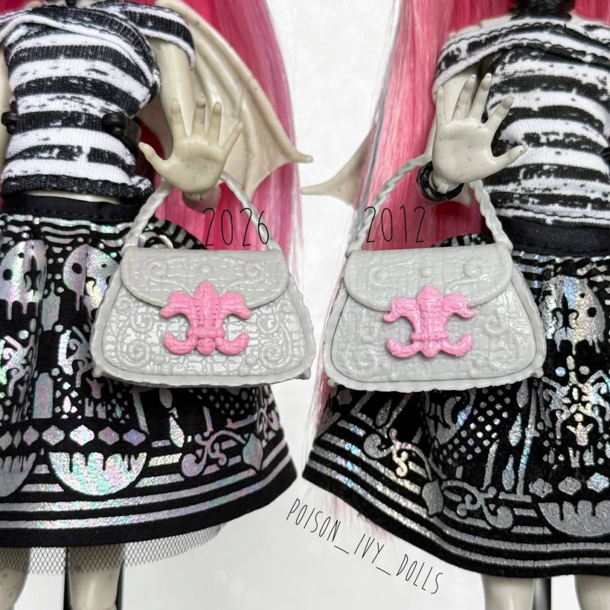 Comparison of the Rochelle reproduction doll with the first release