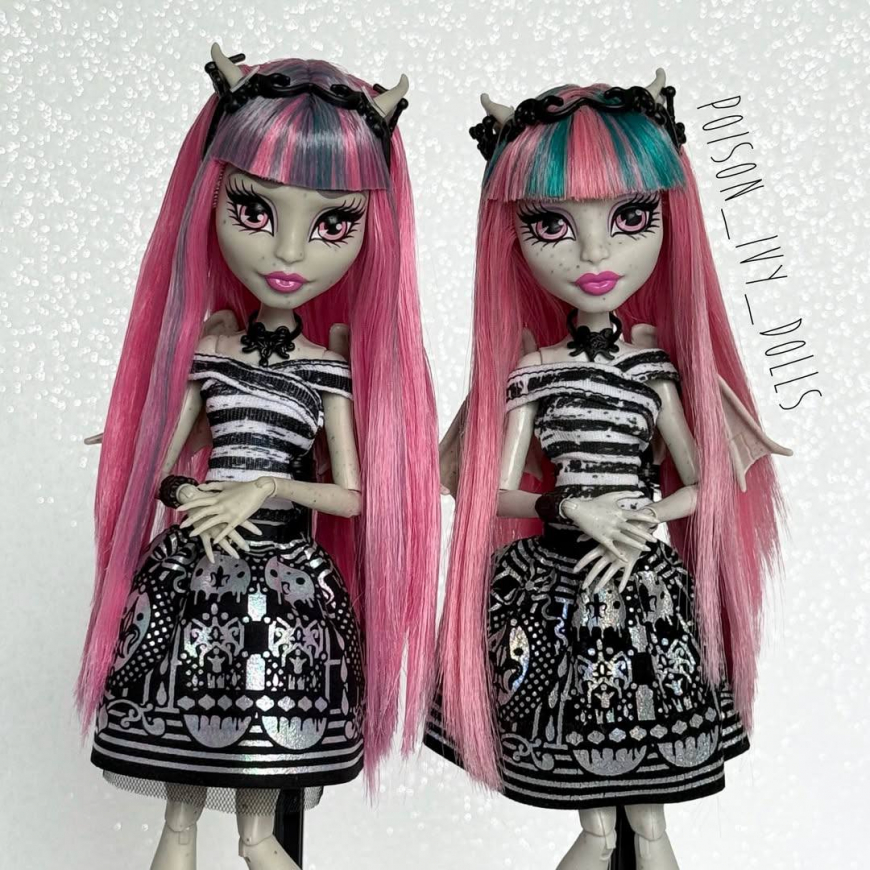 Comparison of the Rochelle reproduction doll with the first release