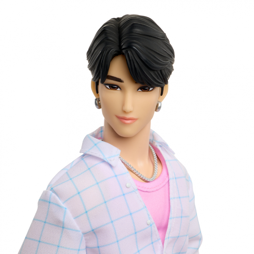 KPop Demon Hunters Saja Boys Jinu Fashion Doll in “Soda Pop” Look