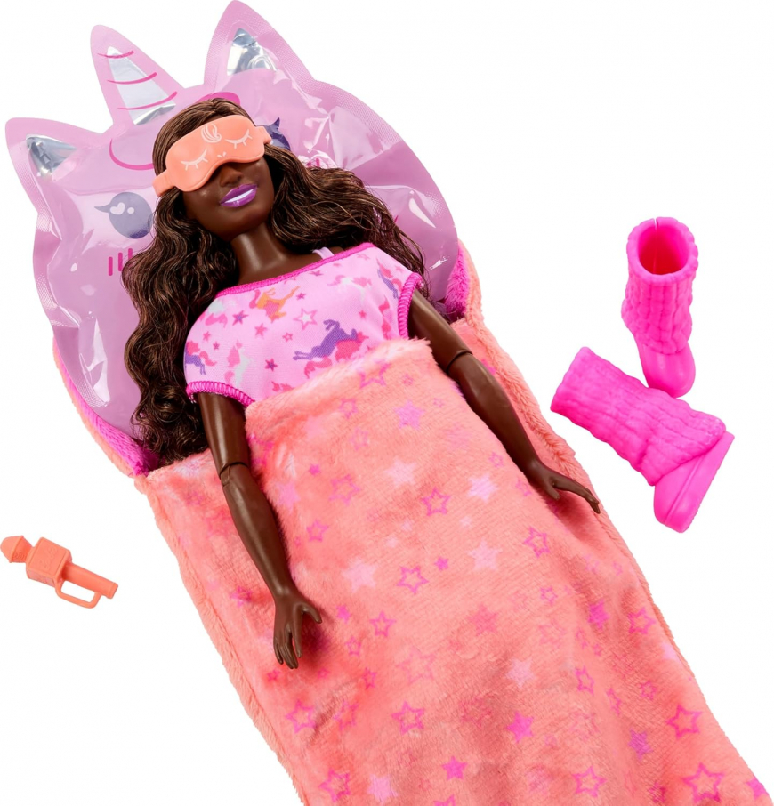 Barbie Sleepover Reveal Pyjama Surprise JMR89 doll