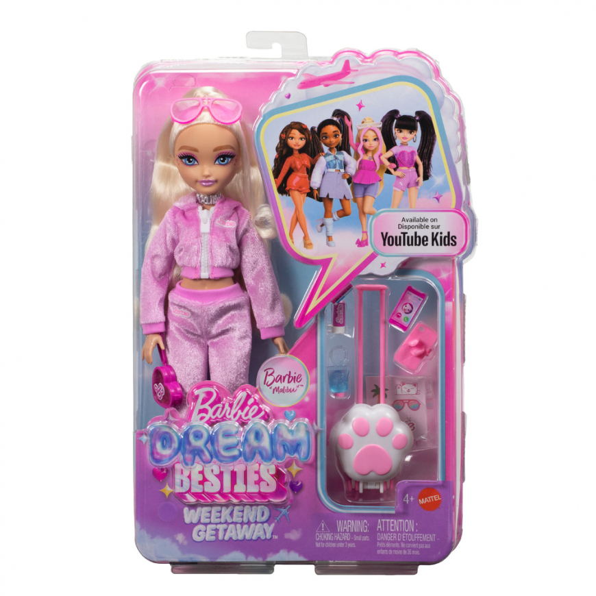 Barbie Dream Besties Weekend Getaway Malibu doll