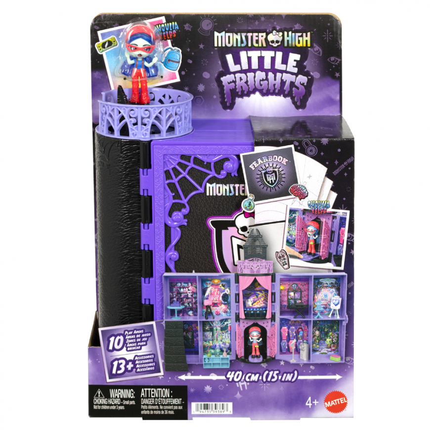 Monster High Little Frights Ghoulia Yelps Fearbook playset