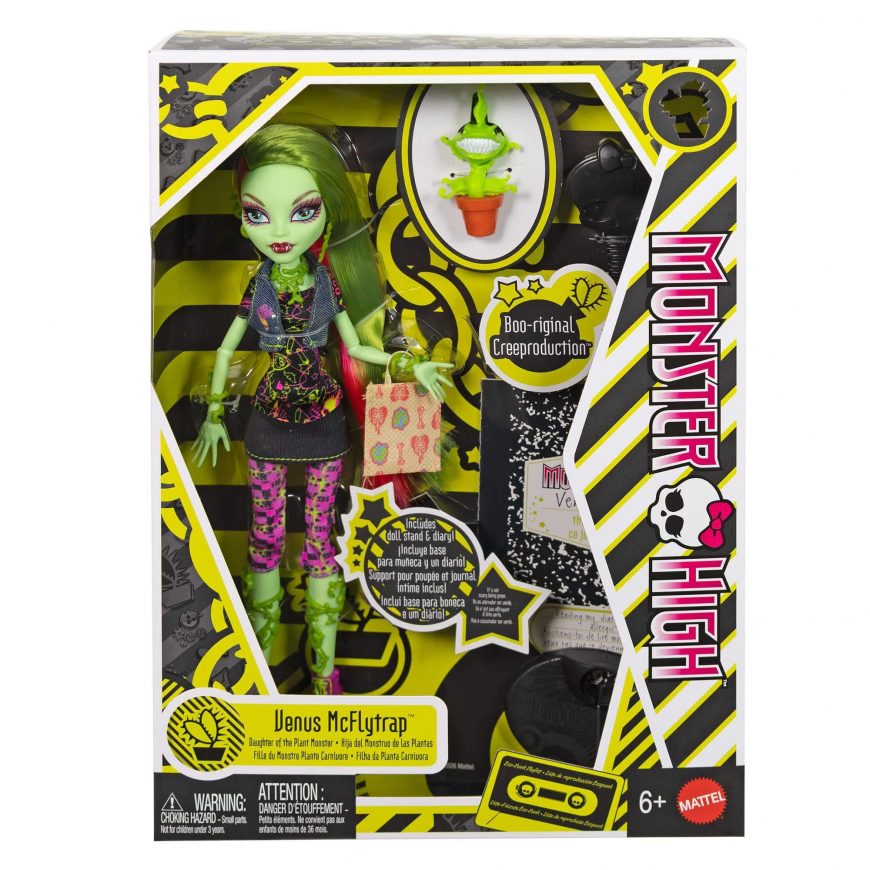 Monster High Boo-riginal Creeproduction Venus McFLytrap doll in box