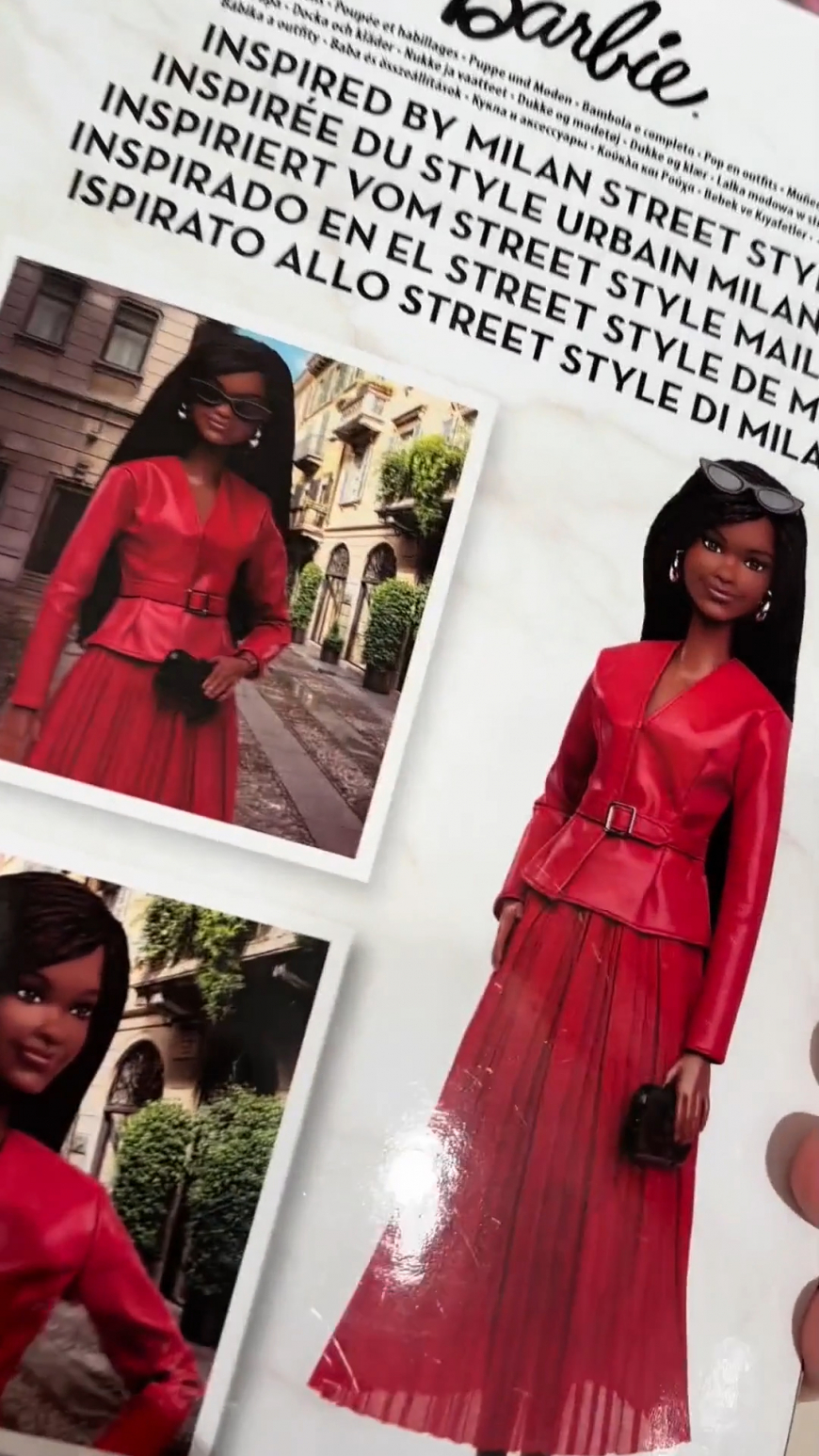 Barbie BarbieStyle Fashion Week Milan doll irl