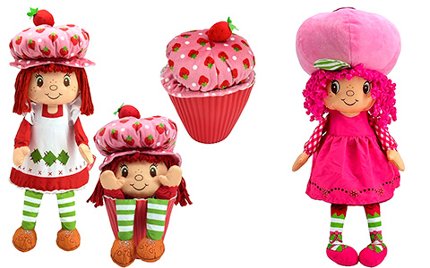 Strawberry Shortcake Pop 'n' Flip Plush Dolls