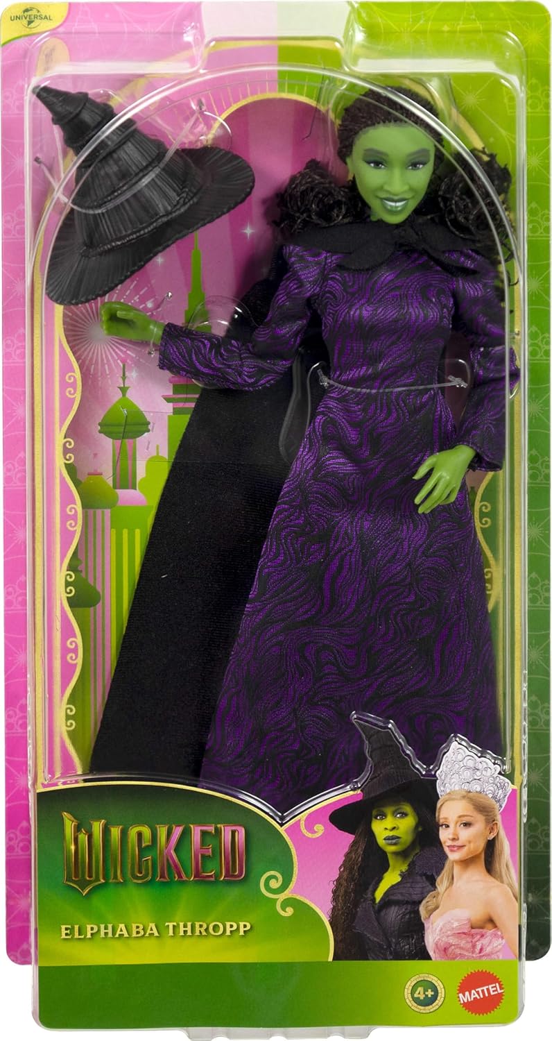 Mattel Wicked smiling Elphaba doll