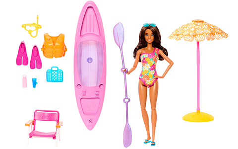 Barbie Summer Vacation doll with Kayak