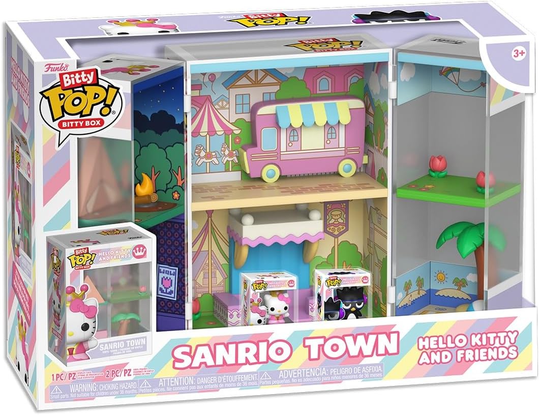 Funko Pop! Bitty Boxes: Sanrio - SanrioTown Hello Kitty and Badtz