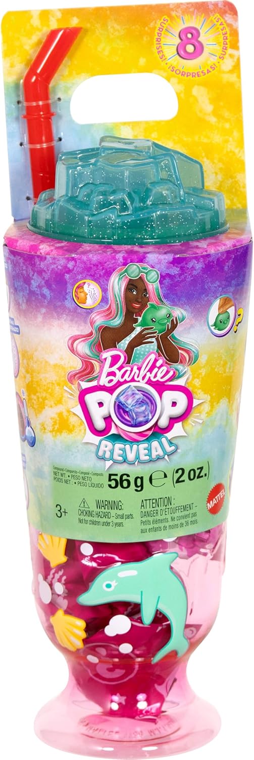 Barbie Pop Reveal Sea Slushy Series doll Dolphin JKF60