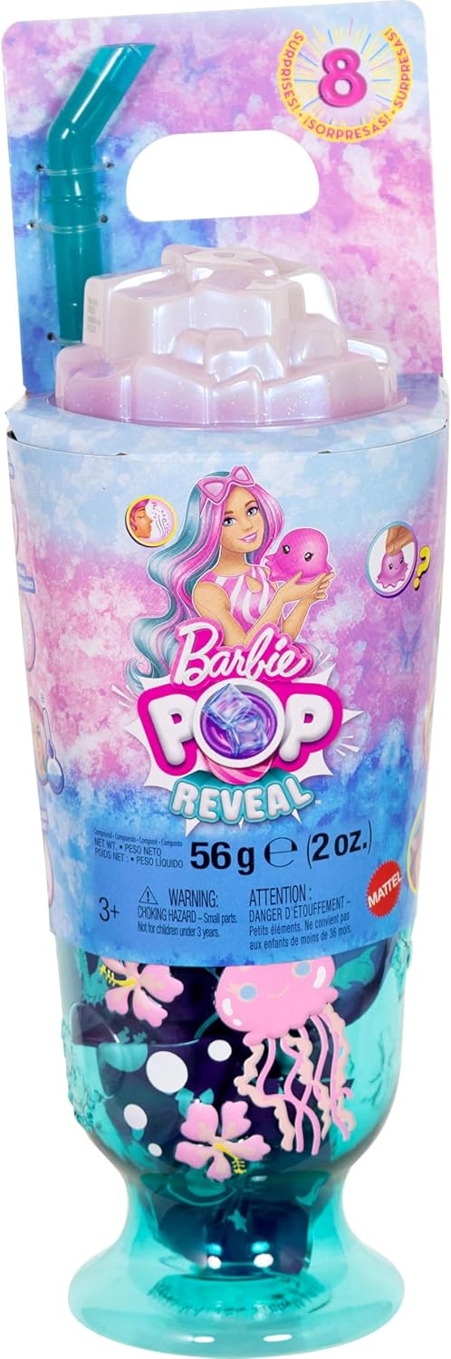 Barbie Pop Reveal Sea Slushy Series doll Jellyfish JKF62