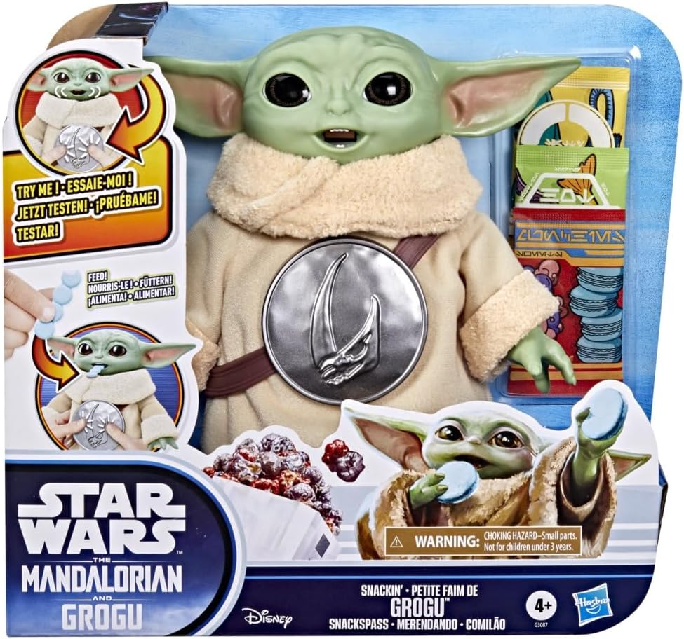 Star Wars Snackin' Grogu Action Figure from Hasbro - The