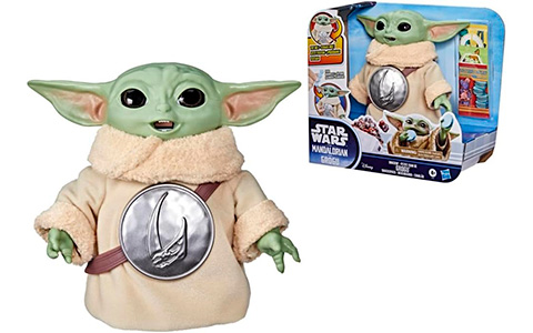Star Wars Snackin' Grogu Action Figure from Hasbro - The Mandalorian & Grogu