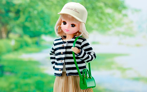 Takara Tomy Licca-chan LD-14 Park Prelude Dress Up doll