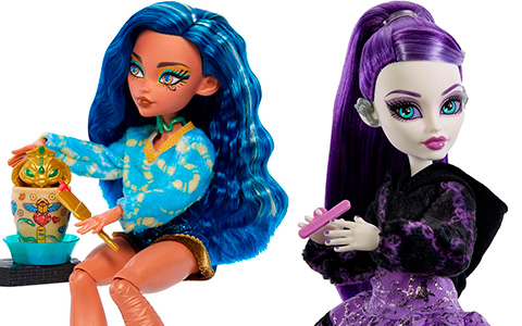 Monster High Self-Scare Secrets dolls 2026 Spectra Vondergeist, Frankie Stein and Cleo de Nile