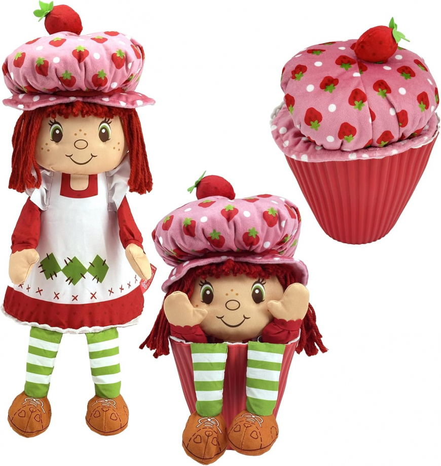 Pop 'n' Flip Strawberry Shortcake plush doll