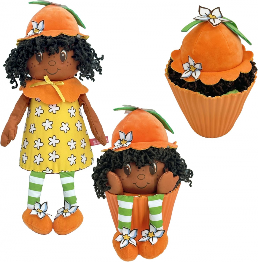 Pop 'n' Flip Orange Blossom plush doll