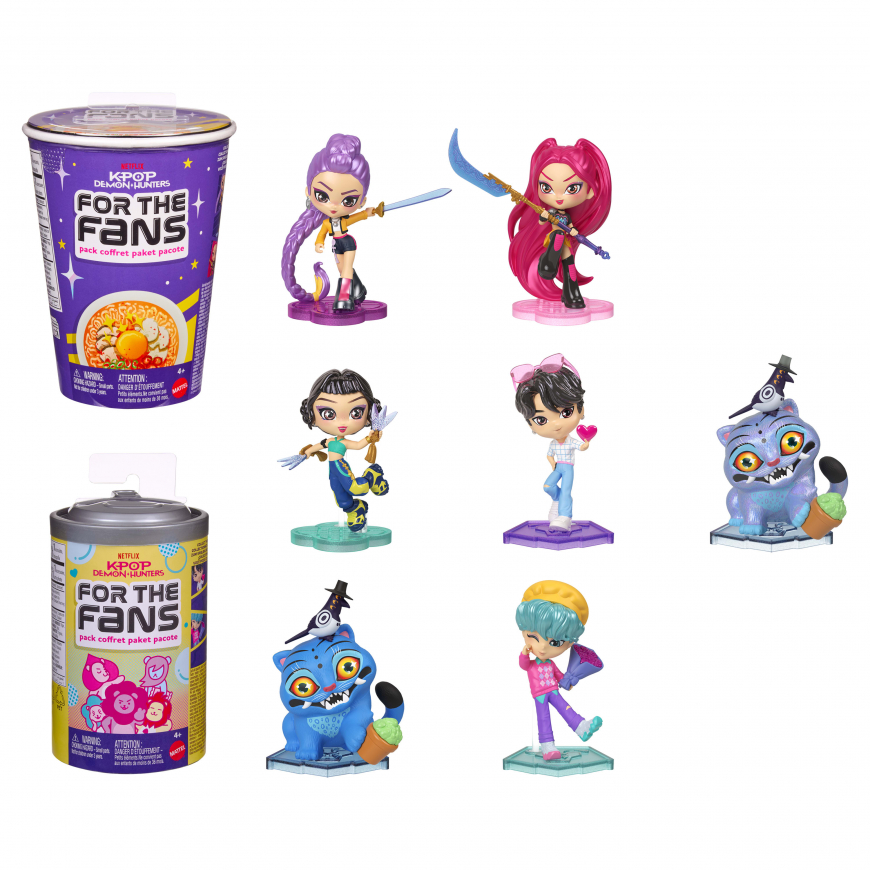 KPop Demon Hunters For the Fans packs with random figures