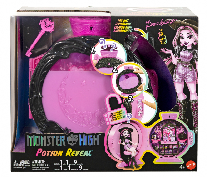 Monster High Potion Reveal Playset with Draculaura Doll