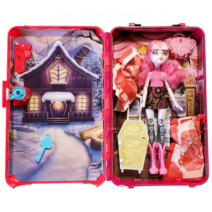 Monster High Skulltimate Secrets Destination Cabin Slay-cation Cupid Asteria doll doll