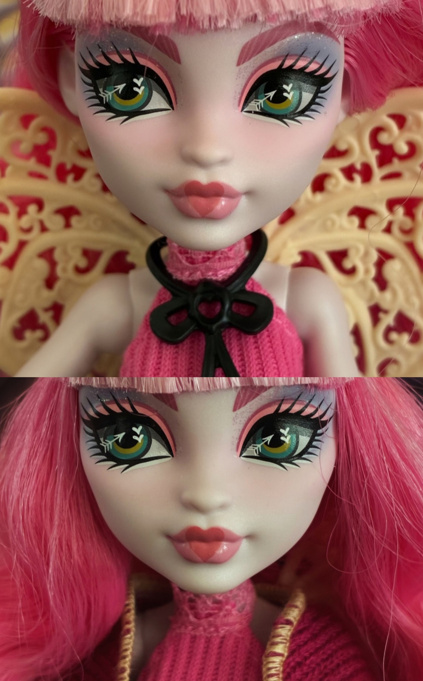 Cabin Slay-cation Cupid Asteria doll in details