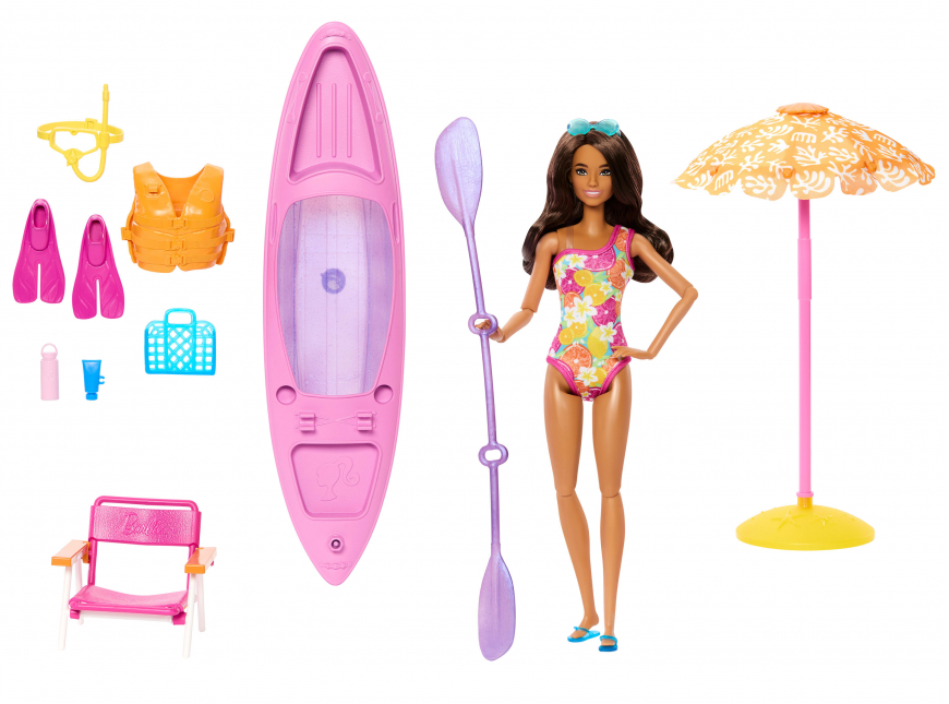 Barbie Summer Vacation doll with Kayak JLX40