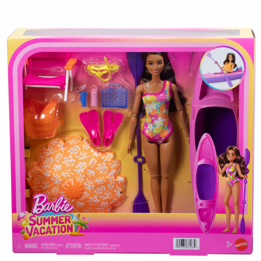 Barbie Summer Vacation doll with Kayak JLX40
