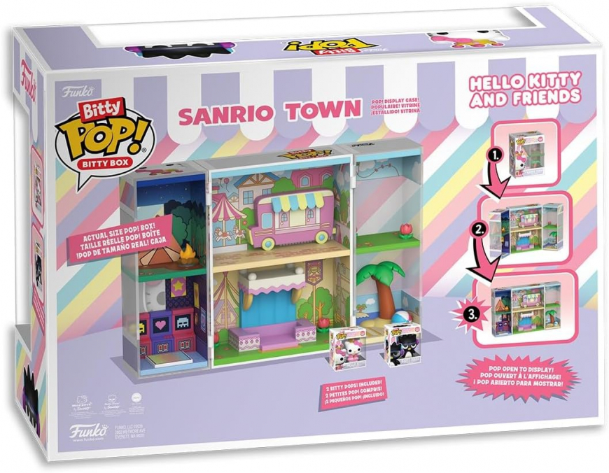 Funko Pop! Bitty Boxes: Sanrio - SanrioTown - Hello Kitty and Badtz-Maru