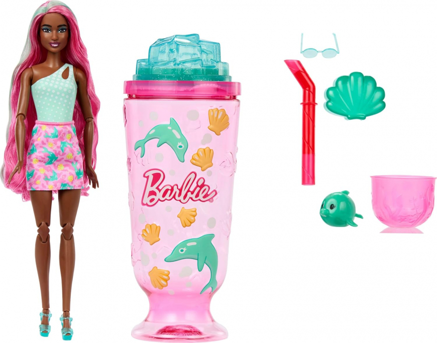 Barbie Pop Reveal Sea Slushy Series doll Dolphin JKF60